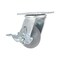 Vestil Thermoplastic Swivel With Brake Rigid Caster 4 In. Diameter x 2 In. Width 485 lb Light Gray CST-VE-4X2TPR-SWB - alternate 7
